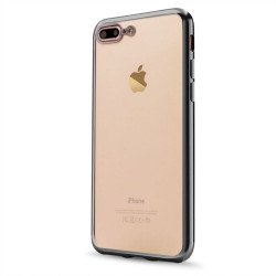 iPhone 7 Plus Crystal Clear Electroplate Hybrid Case (Space Gray)